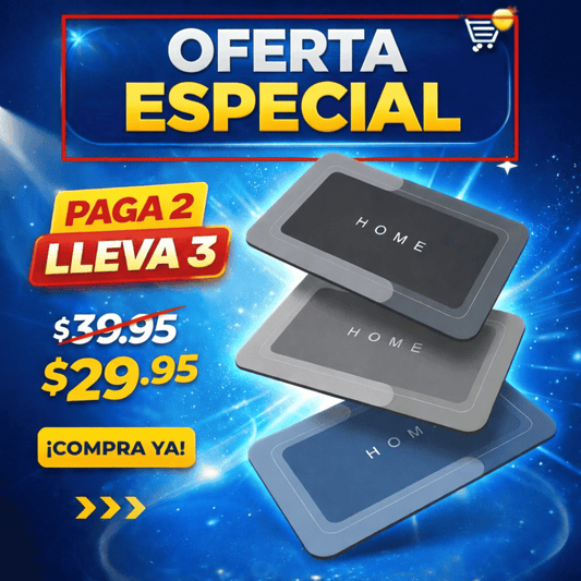 Mega combo - Tapete Absorbente para Hogar – Oferta especial x3